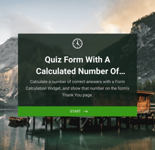 自動的に正解数を計算するクイズフォーム Form Template