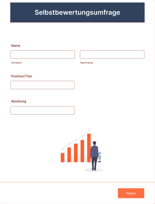 Selbstbewertungsumfrage Form Template