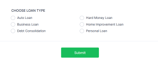 Loan Selection Form Template