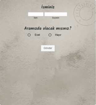Selin Öykü & İbrahim Evlilik Form Şablonu
