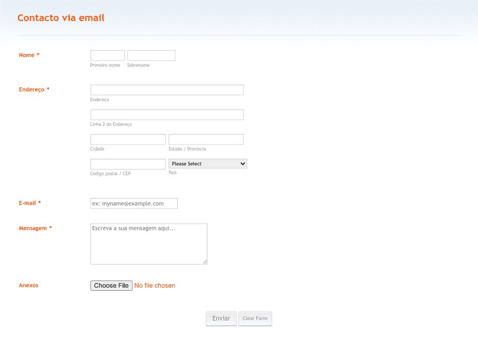 Send Us an E-mail Form Template | Jotform