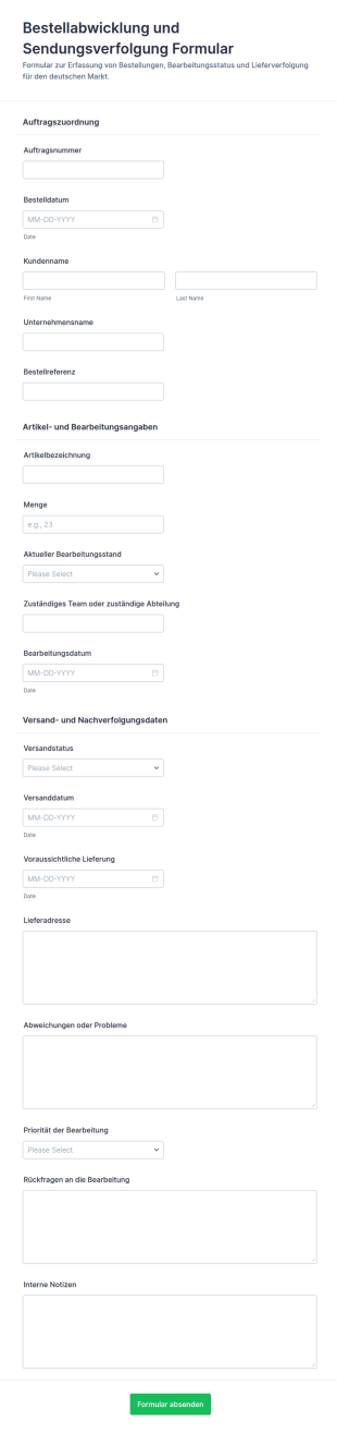 Sendungsverfolgung