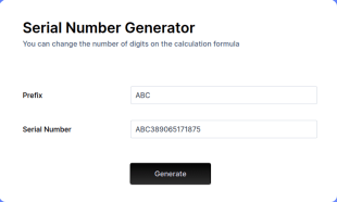 Serial Number Generator Form Template | Jotform