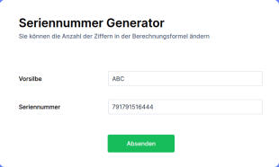 Seriennummer Generator