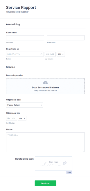 Service Rapport