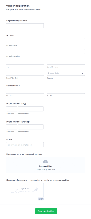 Sexy AF Spirits New Wholesale Account 2021 Form Template