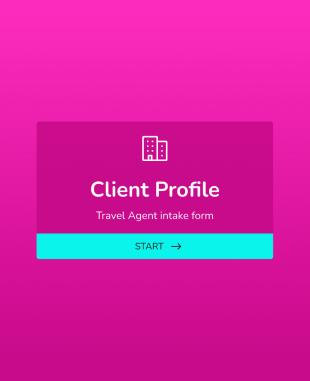 Seyahat Acentası Müşteri Kayıt Form Template