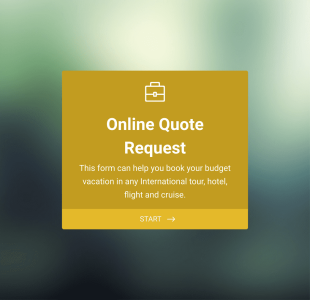 Seyahat Acentesi Fiyat İsteği Form Template