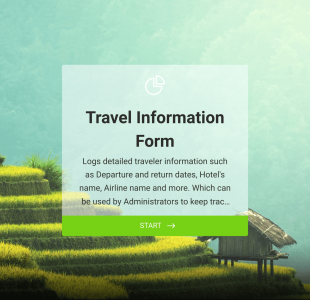 Seyahat Bilgi Form Template