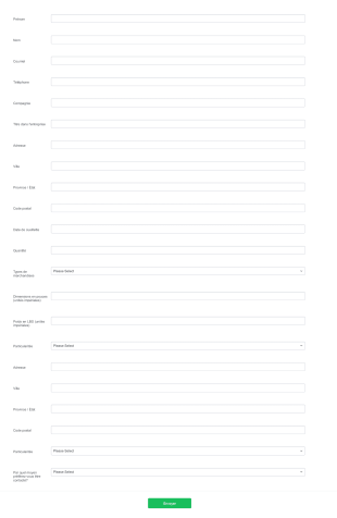 Shipscan Soumission Spot Quote Freight Form Template