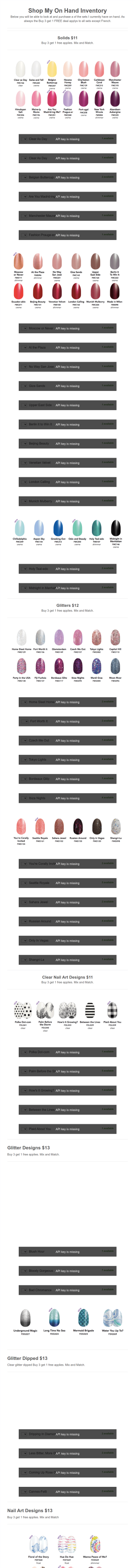 Shop My On Hand Inventory Form Template