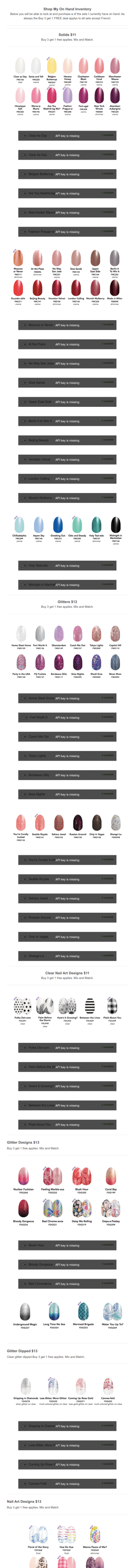 Shop My On Hand Inventory Form Template