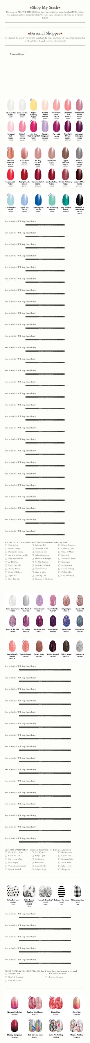 Shop With Nail Designs By JoAnn Form Template