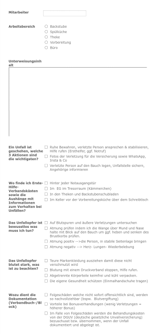 Sicherheitsunterweisung SH_Erste Hilfe UW