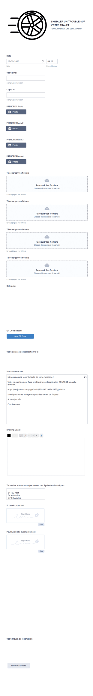 Signaler Un Trouble Sur Votre Trajet