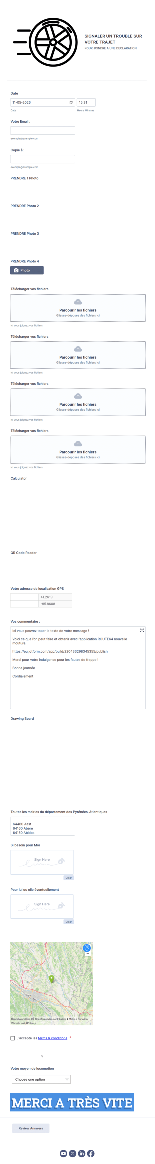 Signaler Un Trouble Sur Votre Trajet
