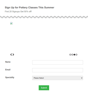 Signup Form With Image Slider