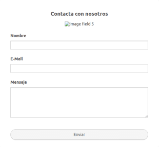 Simple Contact Form In Spanish