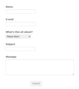 Simple Contact Form Nova Theme