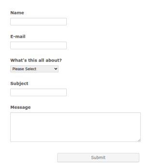 Simple Contact Form Nova Theme