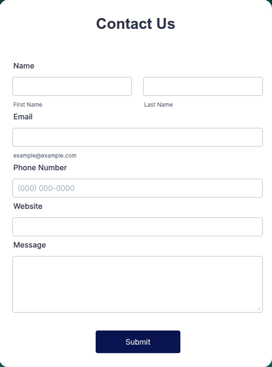 Simple Contact Us Form.pdf Simple Contact Us Form Template | Jotform