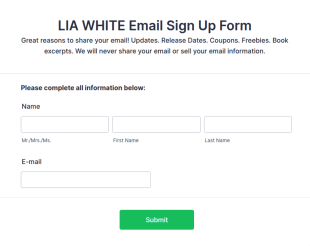 Simple Email Capture Form Template