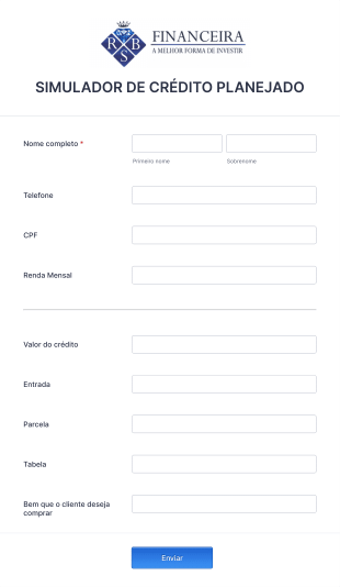 Simulador De Crédito Planejado