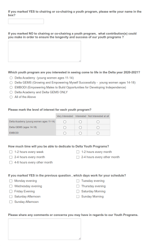 SJVAC Youth Programs Form Template