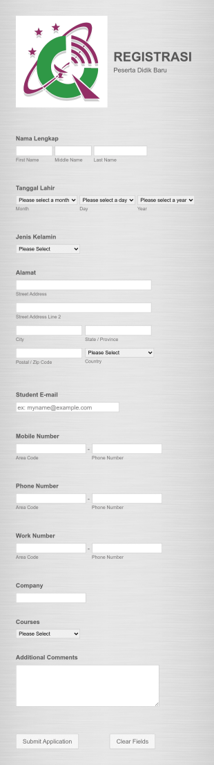 Smk Tritech Informatika Form Template