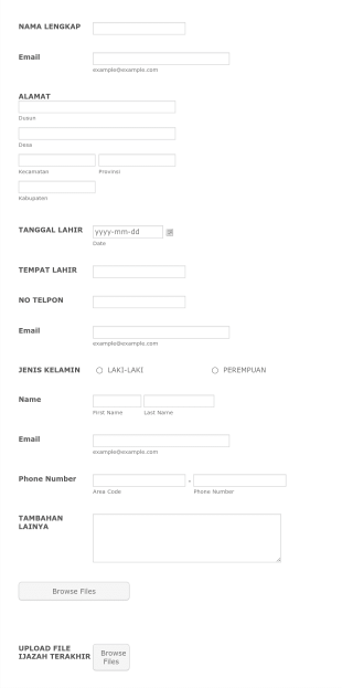 Smp Islam Tanfirul Ghoyyi Form Template