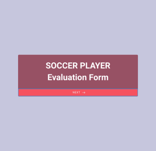 Soccer Player Evaluation Form Template