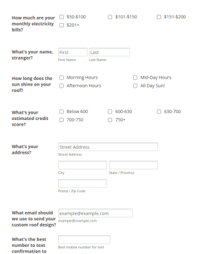 Solar Roof Survey Template