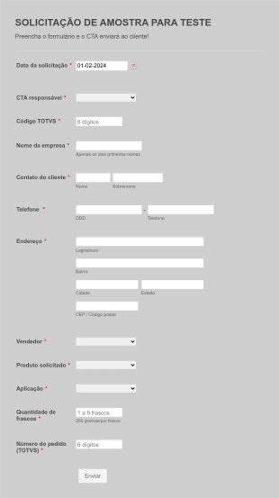 Solicitação De Amostra 1