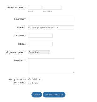 Solicitacao De Orcamento 7 Form Template