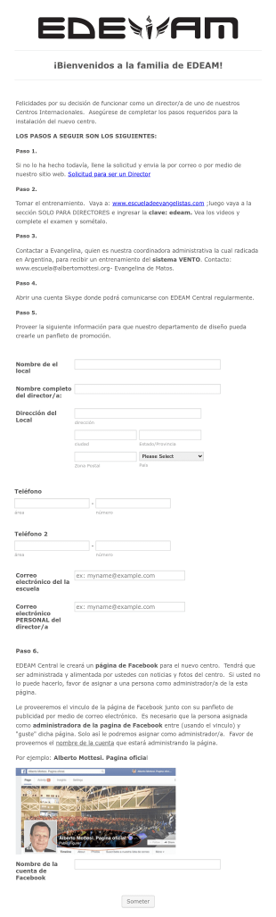 Solicitud De Afiliación De Director