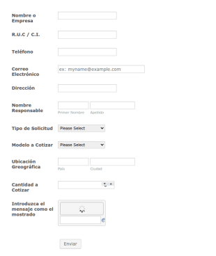 Solicitud De Cotización De Computadora De Escritorio