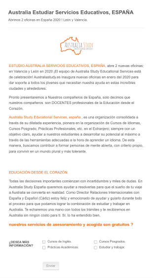 Solicitud De Información De Servicios Educativos