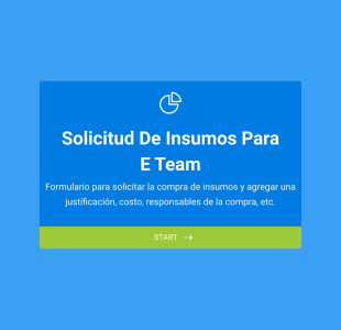 Solicitud De Insumos Para E Team Form Template