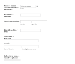 Solicitud De Servicio De Internet ENRED TRUJILLO