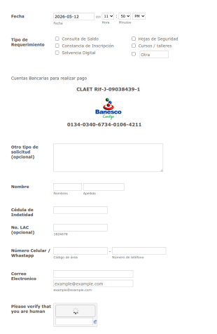 Solicitud / Requerimiento En Linea
