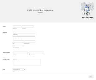 SOMA Breath Client Evaluation Form Template