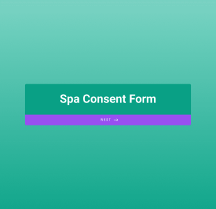 Spa Consent Form Template