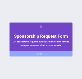 Sponsor Aanvraagformulier