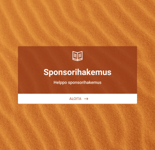 Sponsorihakemus Form Template