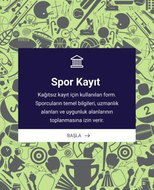 Sporcu Kayıt Form Template