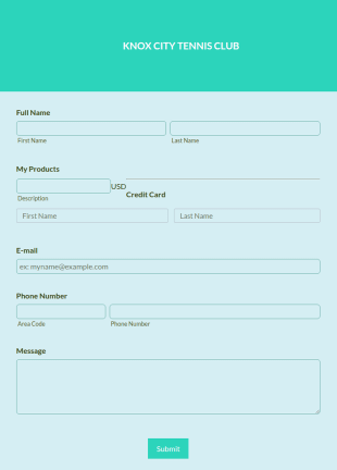 Square Membership Payment Form Template