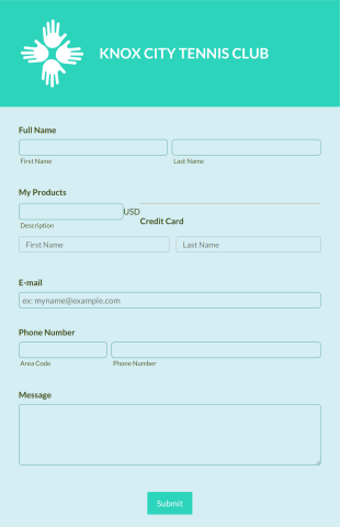 Square Membership Payment Form Template