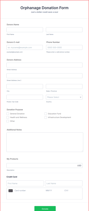 Demo - Square Payment Form Template | Jotform