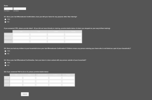 Staff Whereabouts Form Template