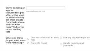 Startup Landing Page Form Template